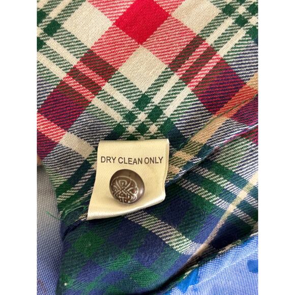 Aratta Silent Journey High Low Flannel Velvet Lace Weave Shirt Size Small - Picture 7 of 9